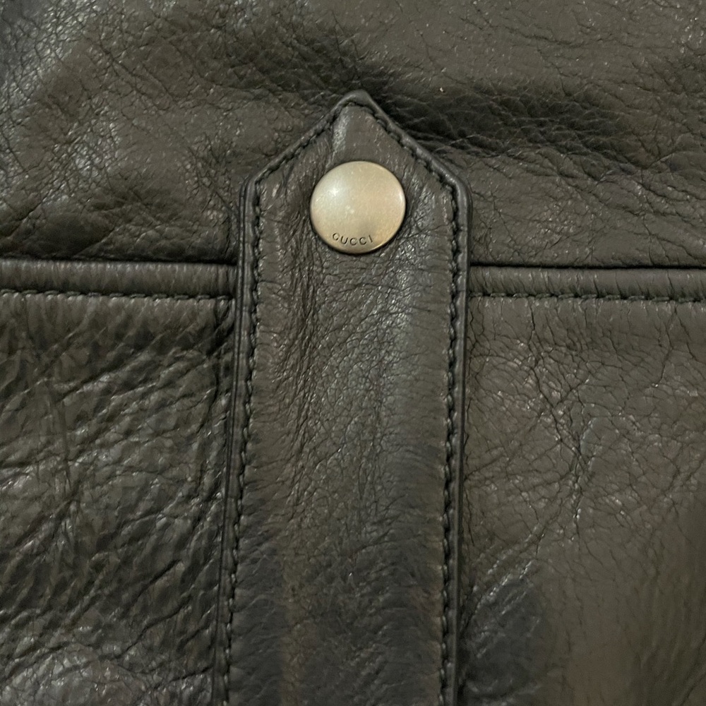 Gucci Punk Leather Biker Jacket Size 44/L - Picture 11 of 16